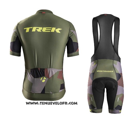 2016 Maillot Ciclismo Trek Bontrager Vede Militare Manches Courtes et Cuissard